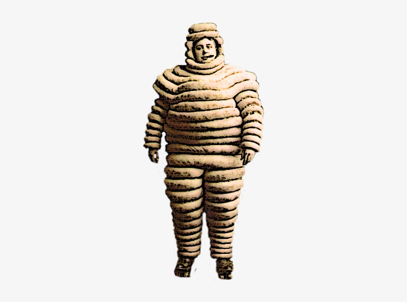 100% F Bkgrd Lasso Vintage Michelin Man - Illustration, transparent png