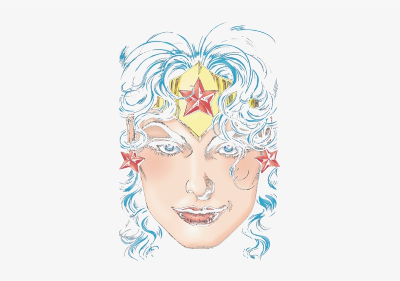 Justice League Wonder Woman Head Youth Hoodie - Illustration, transparent png