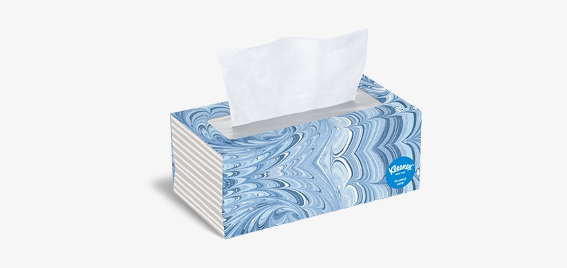Kleenex® Trusted Care Facial Tissues Come In Flat Cartons - Kleenex Facial Tissue - 160 2-ply Box, 5 Pack (designs, transparent png