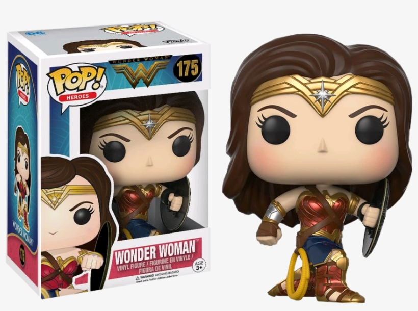 Wonder - Wonder Woman Pop Vinyl, transparent png