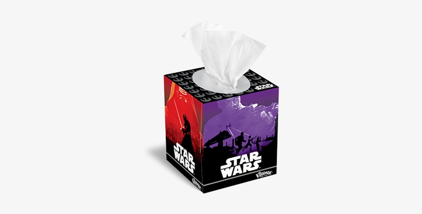 Kleenex® Star Wars Red-purple Upright 55 Count Box - Kleenex Star Wars, transparent png