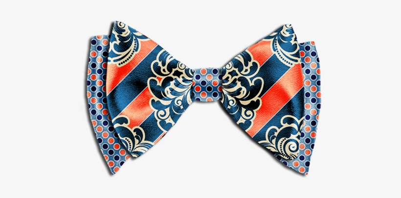 Be The First To Review U201cdesign Your Own Custom - Blue And Coral Bow Tie, transparent png