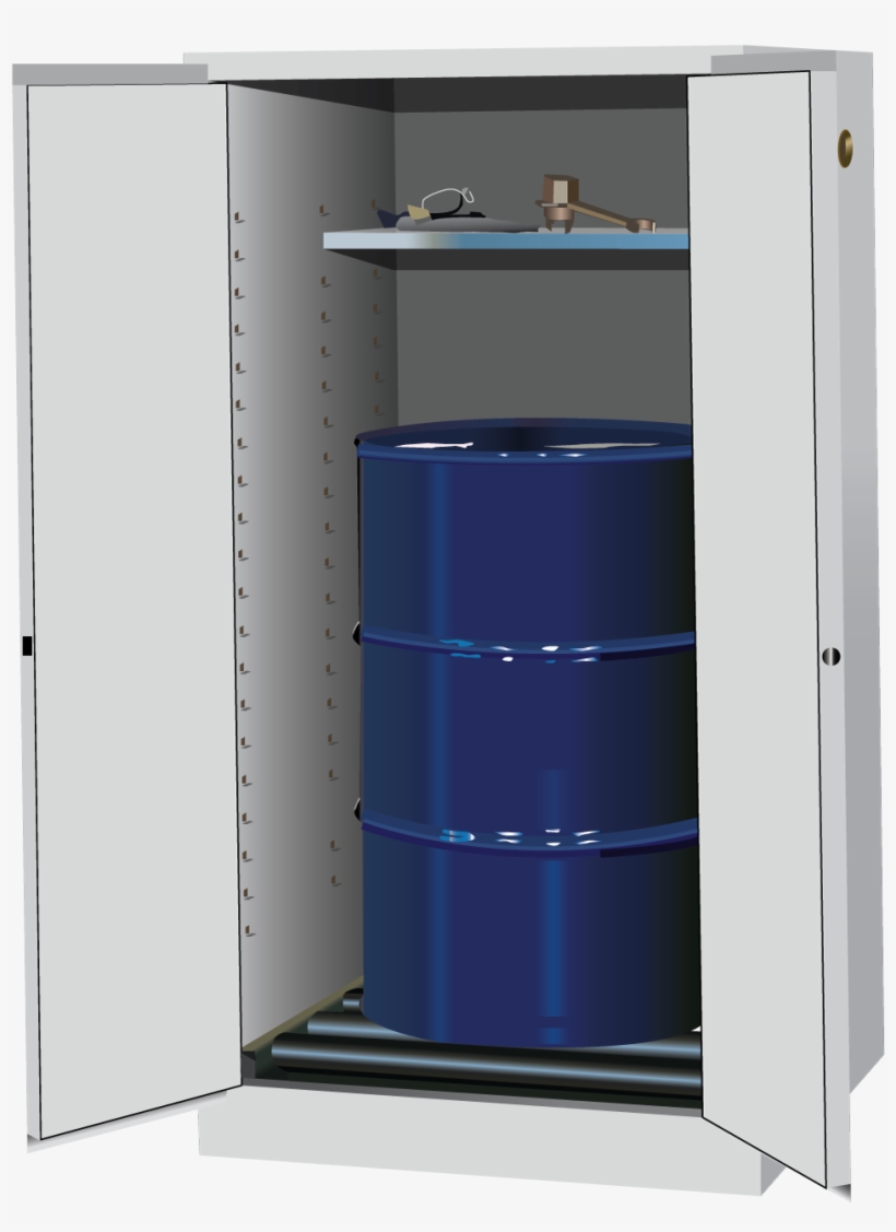 Sure-grip® Ex Vertical Drum Safety Cabinet And Drum - Wardrobe, transparent png