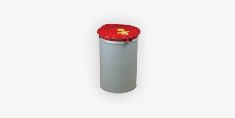 Self Closing Safety Drum Lid - Justrite Red Steel Self-latching Drum Cover, transparent png