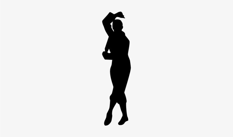 Male Flamenco Dancer Silhouette Vector - Silueta De Mujer Bailando Cumbia, transparent png