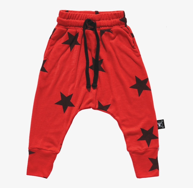 Nununu Baggy Pants - Kids Boys Clothing Elastic Baggy Bottoms Star Printed, transparent png