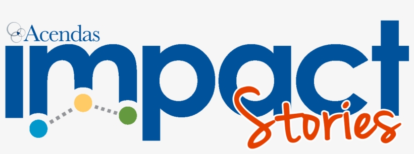 Acn Impact Logo Circles Stories - Genpact Logo Png, transparent png