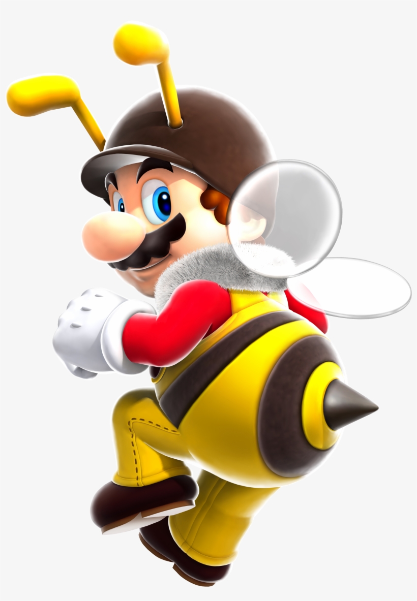 Full Bee Mario Smg - Super Mario Galaxy 2, transparent png