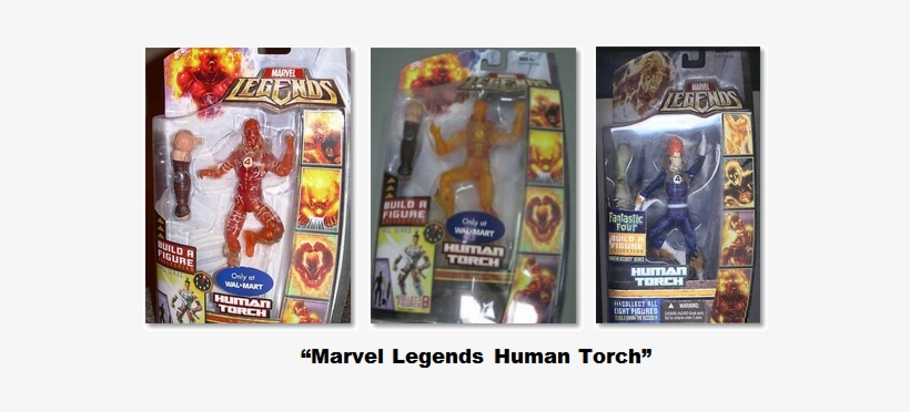 Variances In Marvel Legends Human Torch - Marvel Legends, transparent png