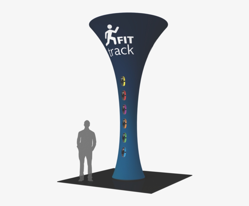 Zoom - 16ft Formulate Funnel Tower Display 10ft Diameter Top, transparent png