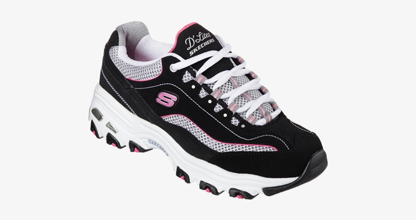 Skechers Womens D Lites Wide Width, transparent png