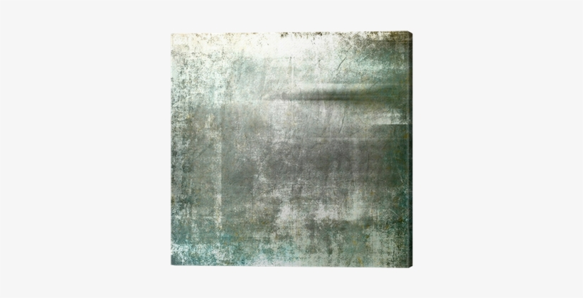 Scratched Texture, Green Color Background Canvas Print - Color, transparent png