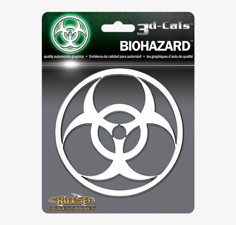 3d-cals Biohazard, Chrome - U.a.a. Inc. Cruiser Accessorie A A 83033 Chrome 3d, transparent png