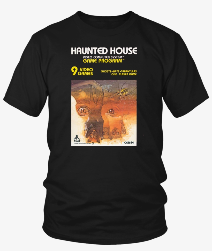 Haunted House Atari 2600 Retro Video Game Box Cover - Space Cadets Space Force, transparent png
