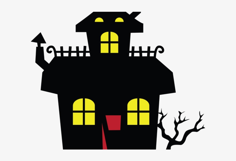 Haunted House Clipart Haunted Library - Clip Art, transparent png