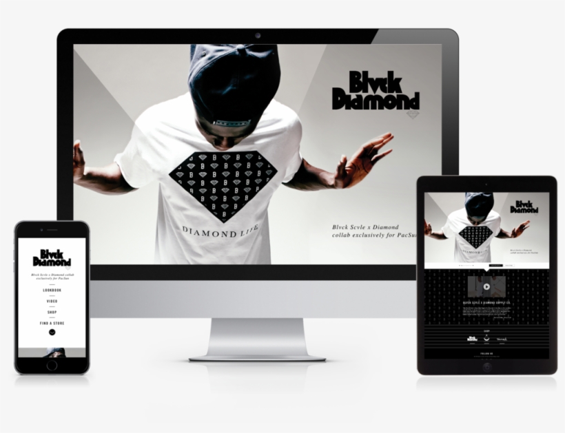 Blvck X Diamond Collab Script Regular Fit Shirt Black, transparent png