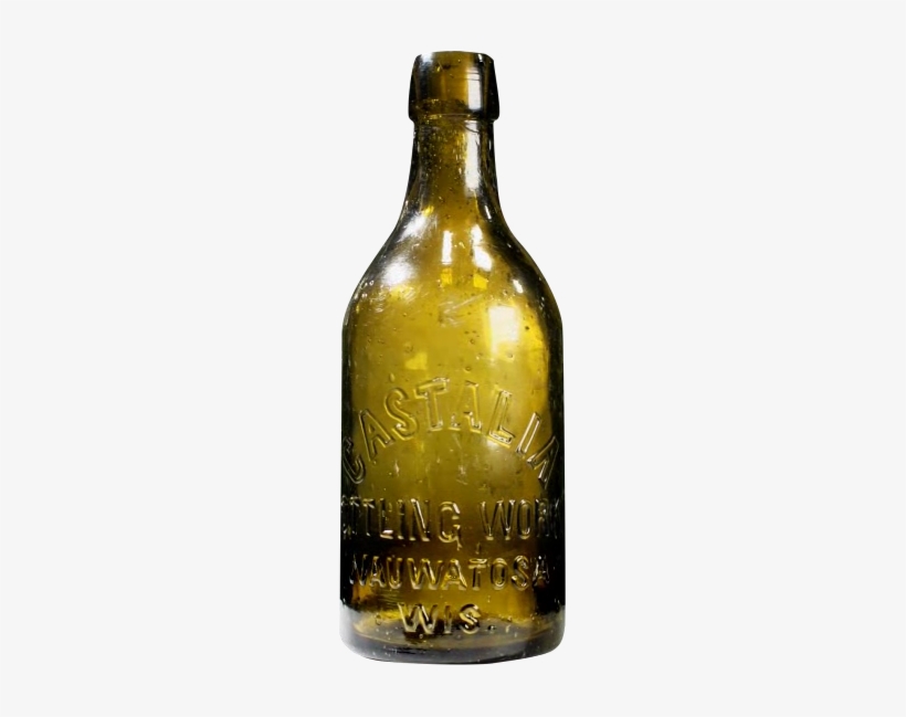 Castalia Bottling Works Wauwatosa Wis - Old Beer Bottle Png, transparent png