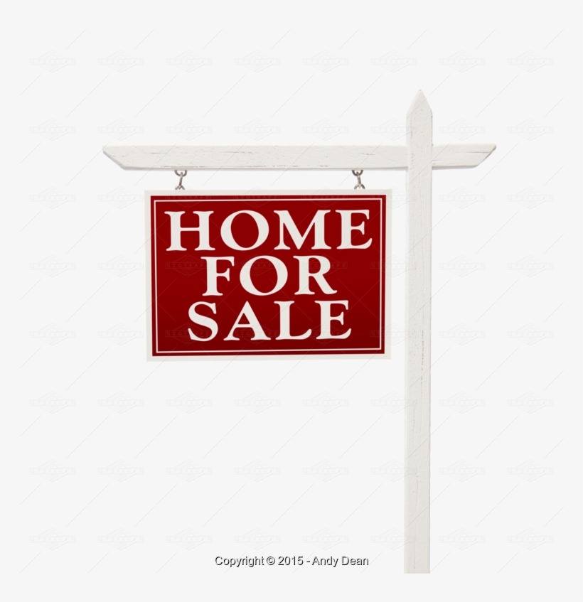 Home For Sale Real Estate Sign On White Or Transparent - House For Sale Png, transparent png