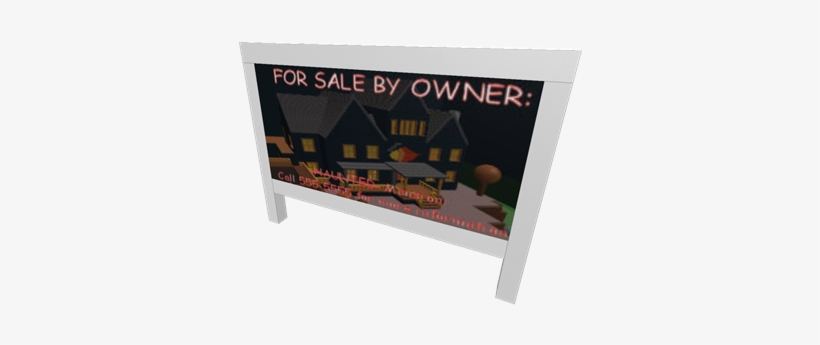 Haunted Mansion For Sale - Signage, transparent png