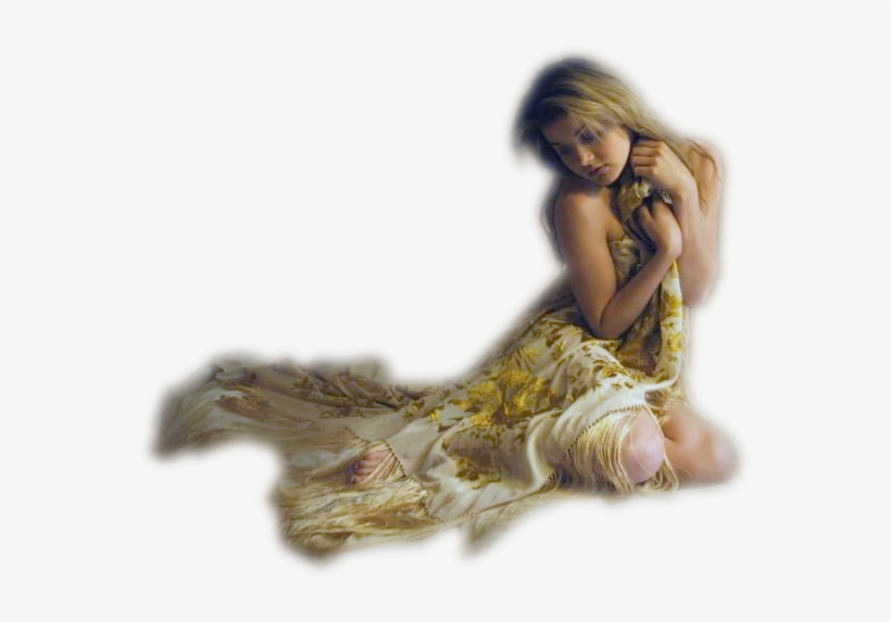 Kneeling Woman Png, transparent png