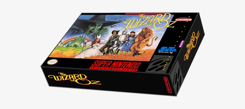 The Wizard Of Oz - Snes Game Box, transparent png