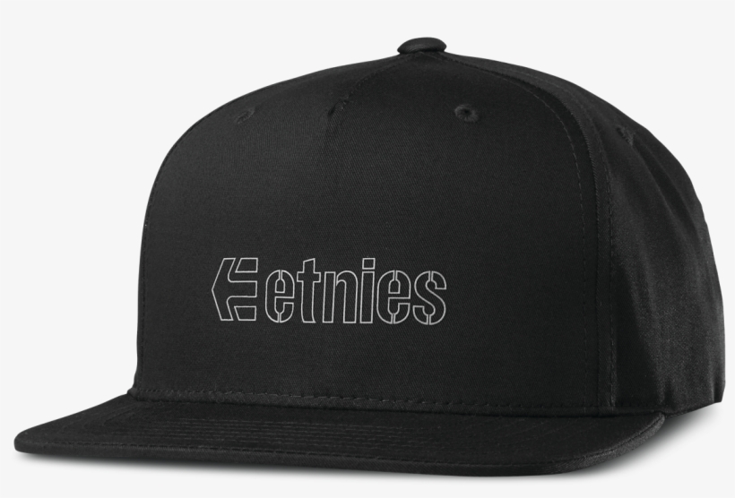 Corporate 5 Snapback Hat - Etnies Corporate 5 Snapback Mens Cap - Black, transparent png