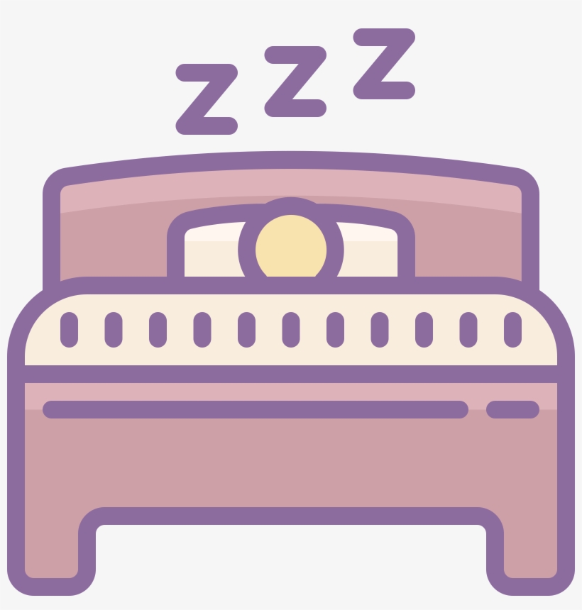 Seen From The Side, A Person Lying Down In Bed - Bed, transparent png