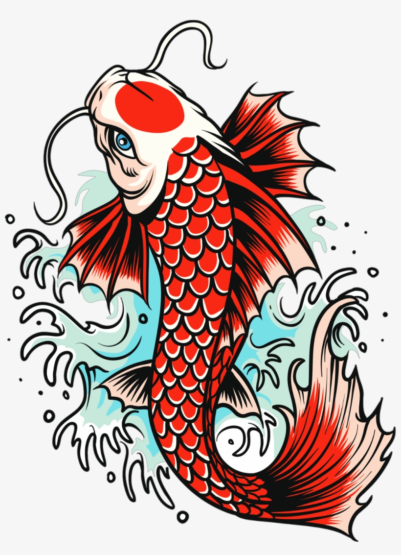 Report Abuse - Fish Tattoo, transparent png