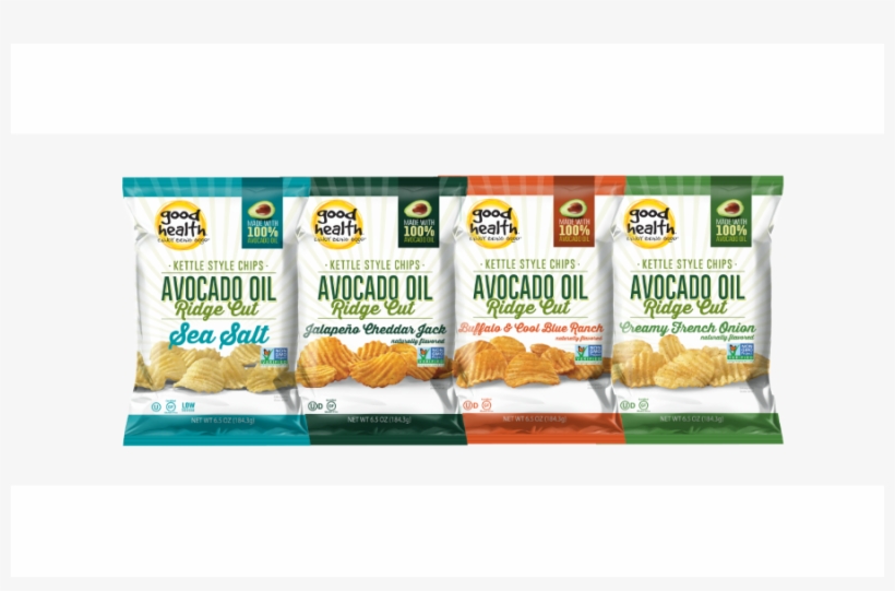 Good Health Avocado Oil Ridge Cut Potato Chips - Potato Chip, transparent png