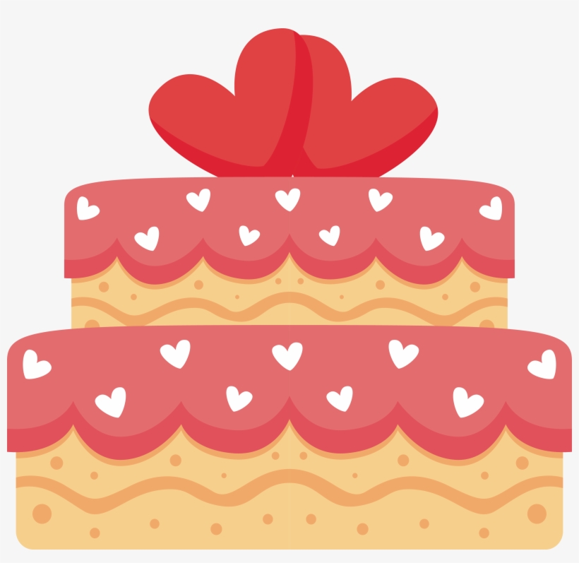 Wedding Cake Clipart Wedding In Love - Wedding Cake Cartoon Transparent, transparent png