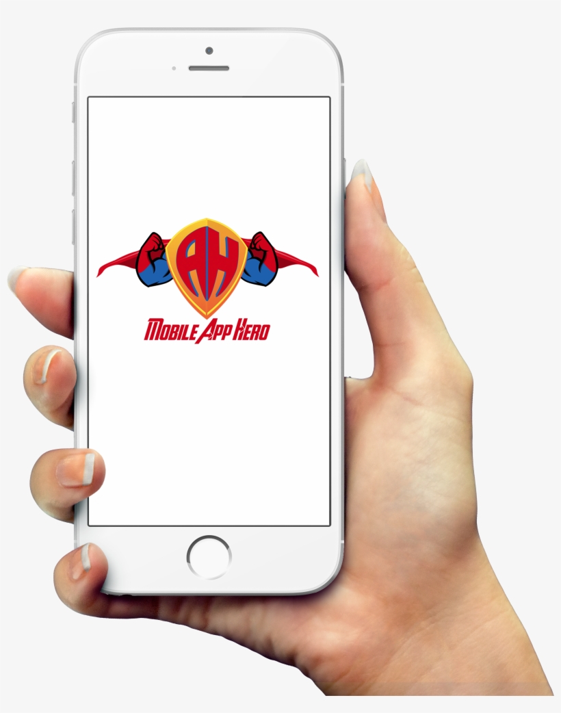 Get Started - Iphone 6 Mockup Hand Free, transparent png