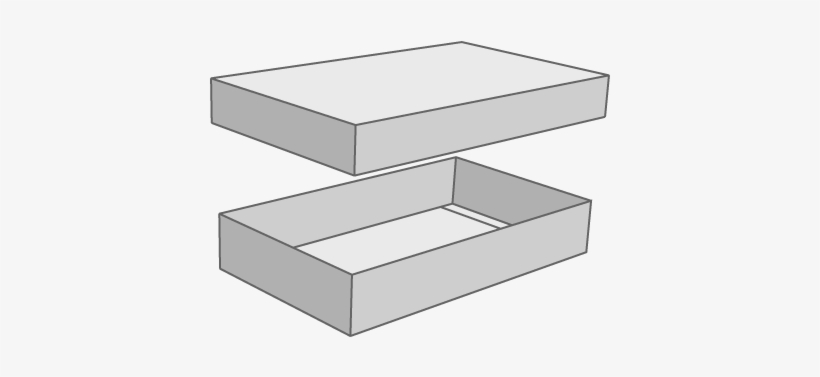 Lid And Bottom Box - Coffee Table, transparent png