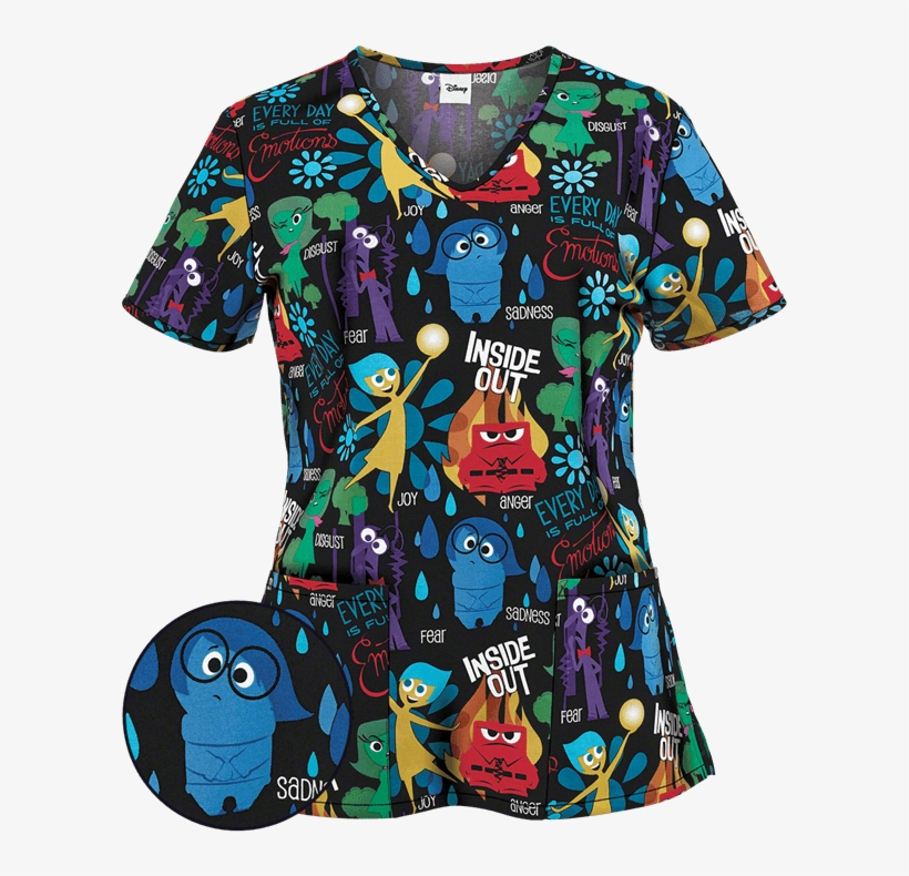 Ck6546io - Feather Scrub Top, transparent png