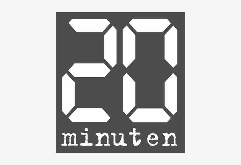 20 Minuten - 20 Minutes Logo, transparent png