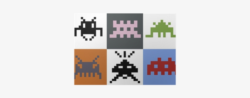 Space Invaders, transparent png