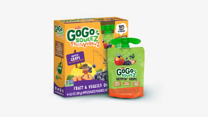 Fruit & Veggiez - Gogo Squeez Zippin Zingin Pear Fruit & Veggiez, transparent png