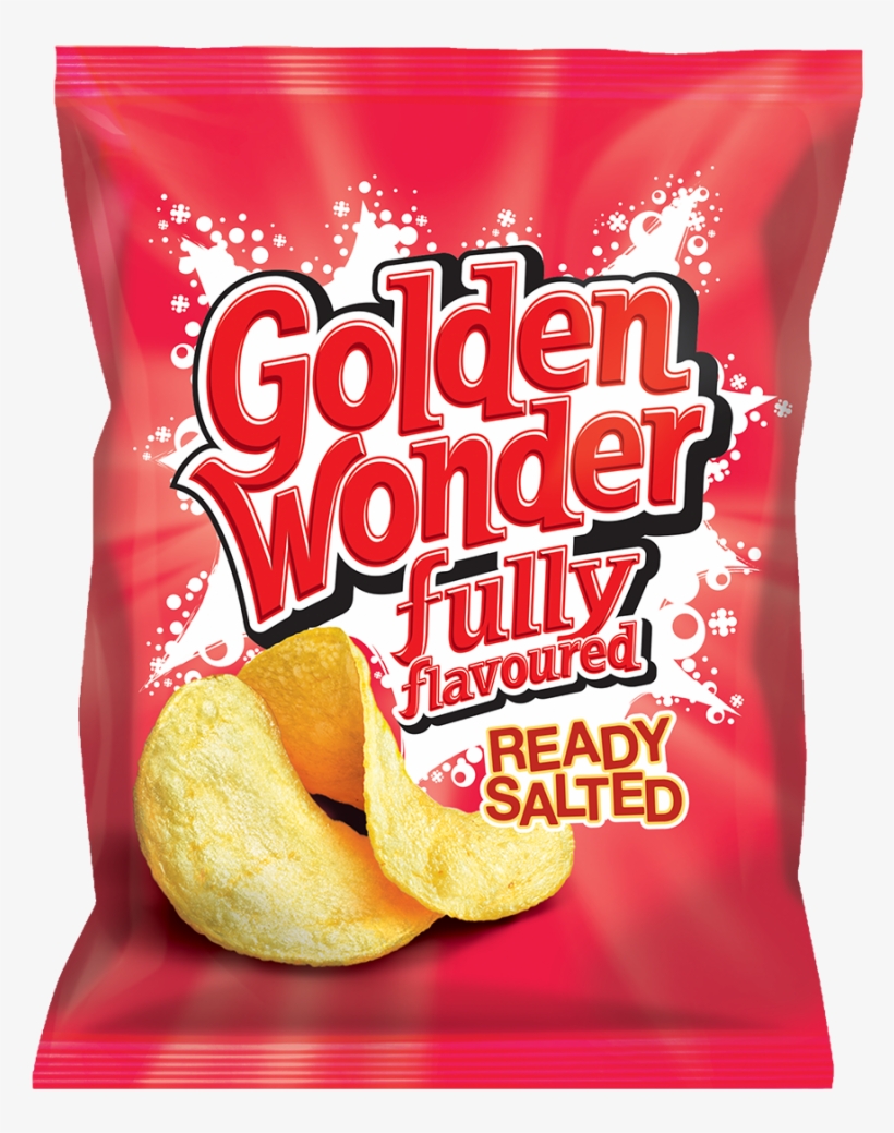 Potato Chips Clipart Crip - Golden Wonder Ready Salted Crisps, transparent png