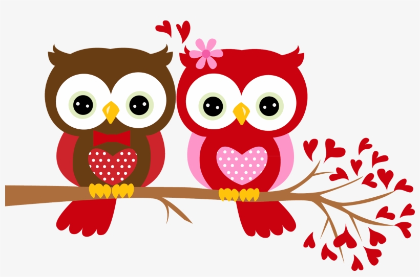 Valentines Dance Png - Owl Valentine Png, transparent png