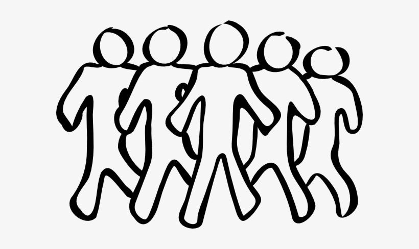28 Collection Of Crowd Drawing Png - Team Clip Art, transparent png