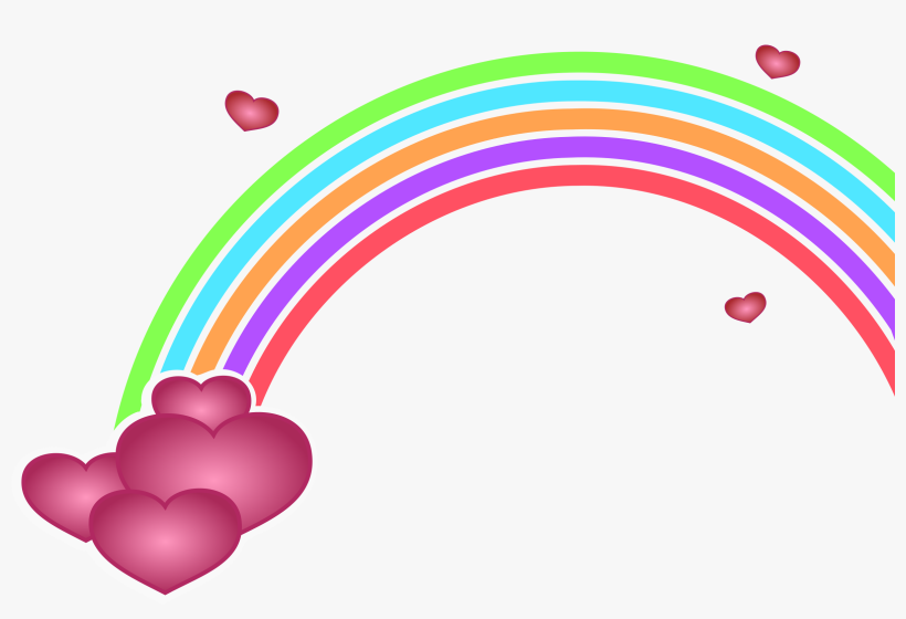 Valentine Rainbow Svg Clip Arts 600 X 380 Px, transparent png