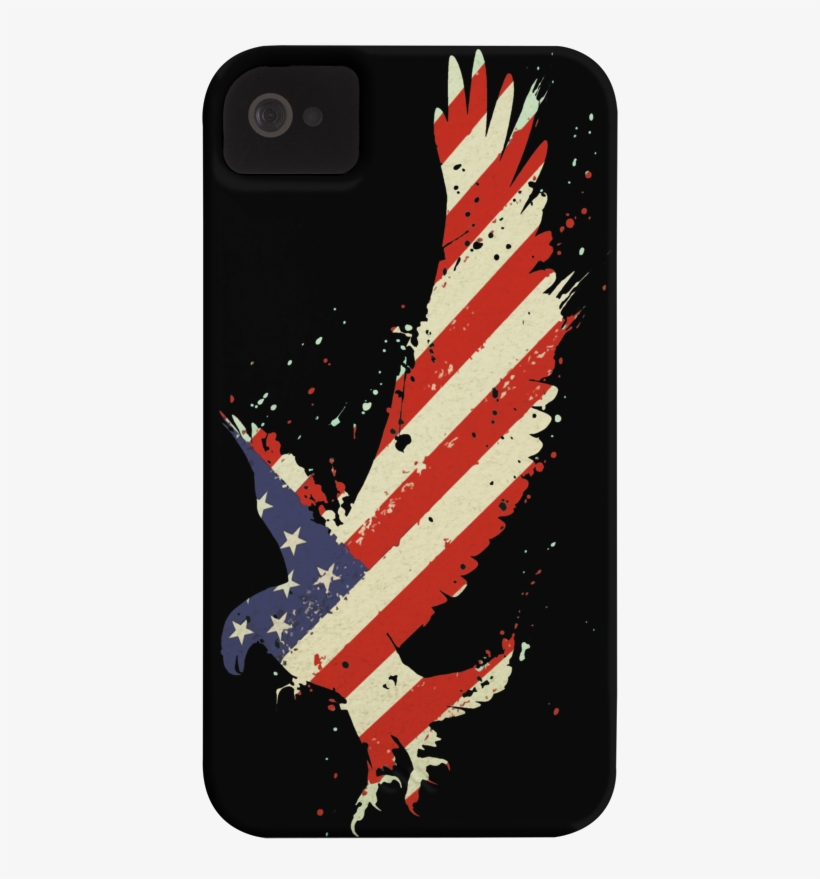 Vintage Us America Flag Eagle Splash Barely There Phone - Bald Eagle, transparent png