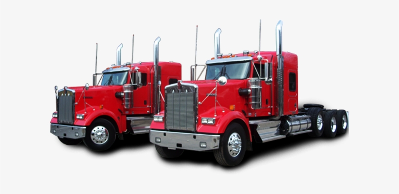 2 Red Trucks - Kenworth Trucks, transparent png