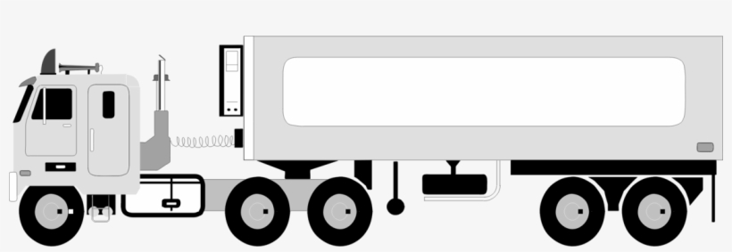 Big Rig Semi-trailer Truck Car Computer Icons - Trailer Truck Vector Png, transparent png