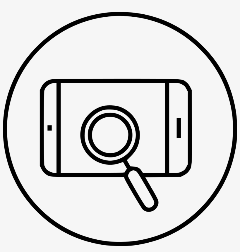 Cell Phone Magnifying Glass Mobile Phone Comments - Hand, transparent png