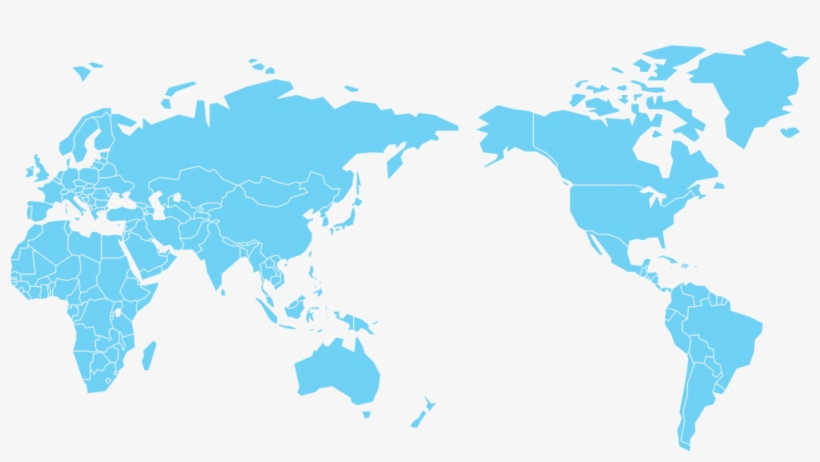 World Map Png - Ocean Garbage Patches Map, transparent png
