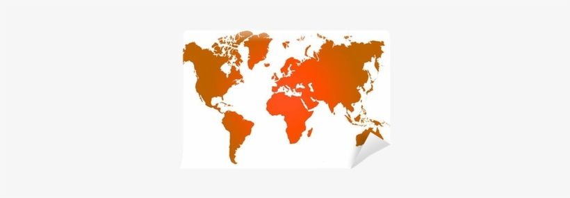 World Map Minimal, transparent png