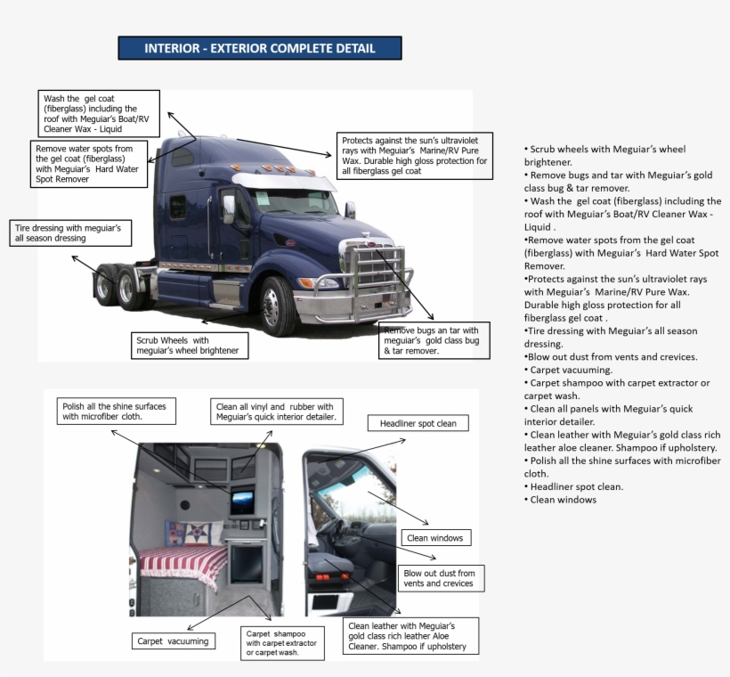 Use This Package If Your Truck Has Light Oxidation - Semi Truck, transparent png