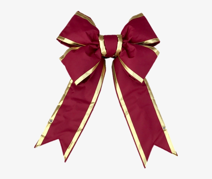 Close - Burgundy Bow Png, transparent png
