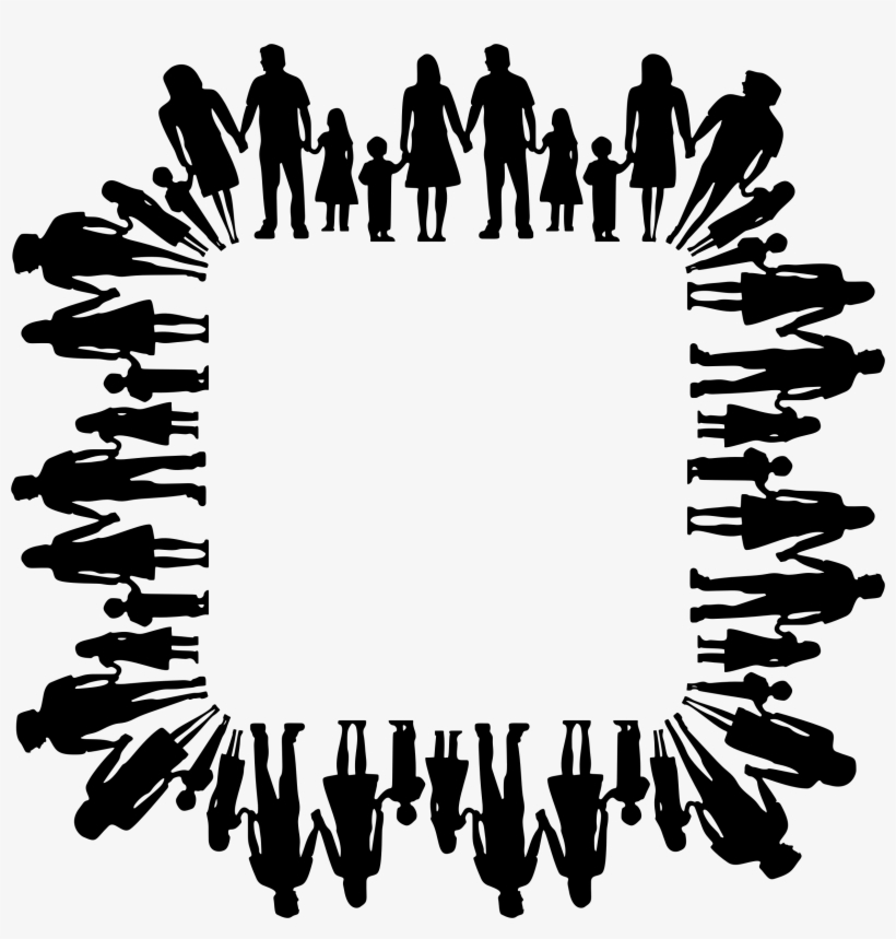 This Free Icons Png Design Of Nuclear Family Silhouette, transparent png