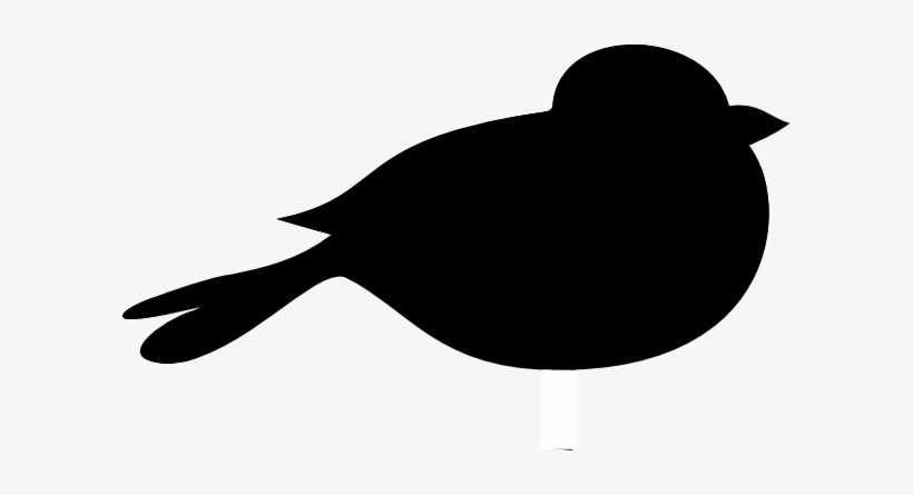 Black Bird Clip Art At Clker - Small Cartoon Black Bird, transparent png